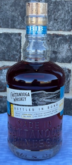 Chattanooga Whiskey Straight Bourbon Whiskey