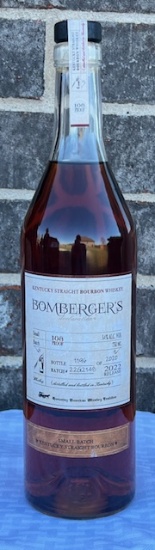 Bomberger's Kentucky Straight Bourbon Whiskey