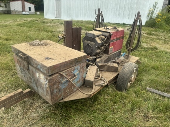 Welder Trailer, Leads, & Torch