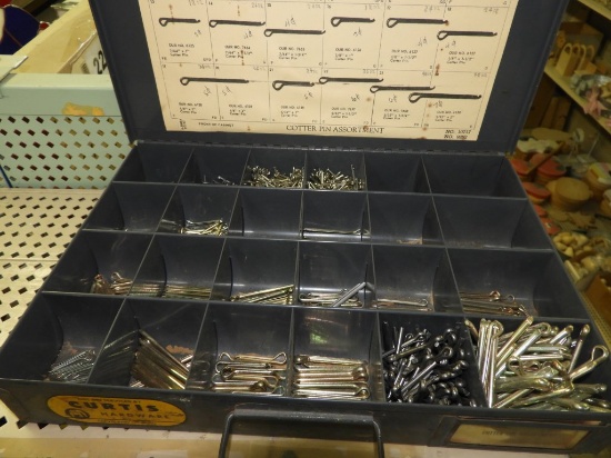 Hardware box full of 20 sections of cotter pins