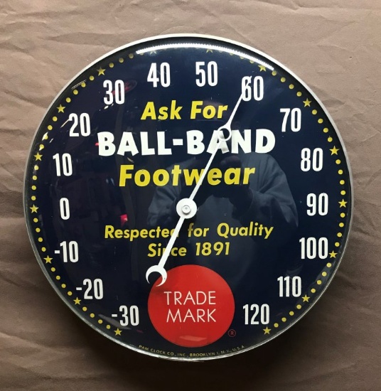 Ball-Band Footwear Round Thermometer 12"