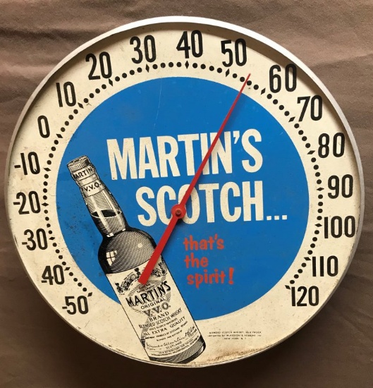 Martin's Scotch Round Thermometer 12" Dia.