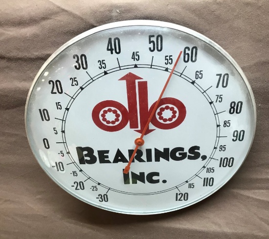DB Bearings Round Thermometer 10" Dia.
