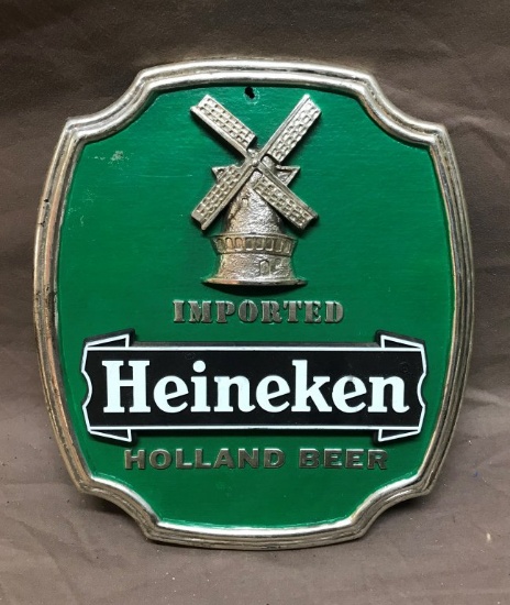 Heineken Self Standing Plastic Sign 8-1/2"x9-1/2"