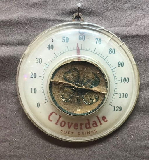 Cloverdale Round Thermometer 6"