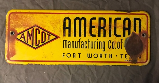 Amcot American Manufacturing Company Porc. Sign