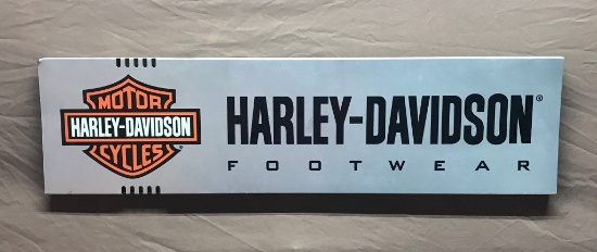 Harley-Davidson Footwear Metal Sign 8"x30"