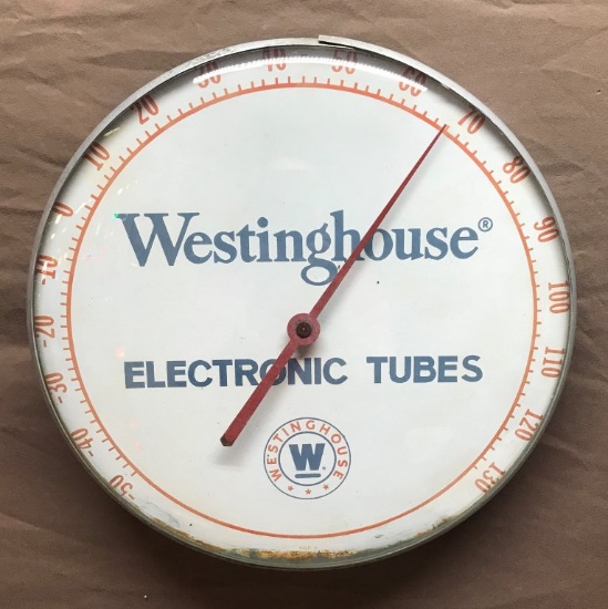 Westinghouse Electric Round Thermometer 12" Dia.