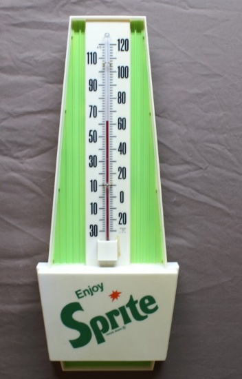 Sprite Plastic Thermometer 7"x18"