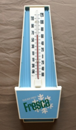 Sugar Free Fresca Plastic Thermometer 7"x18"