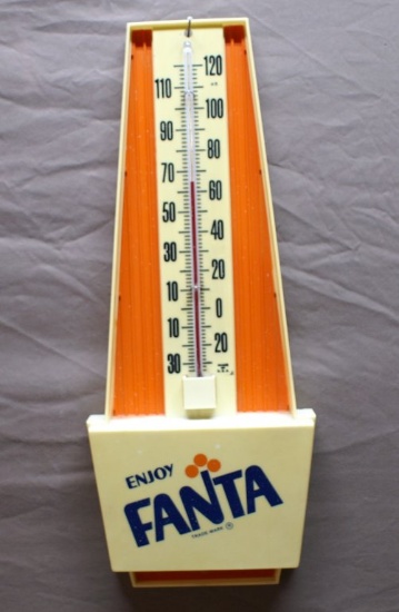 Fanta Plastic Thermometer 7"x18"