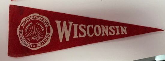 Group of 10 small pennants