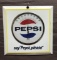 Pepsi Glass Front Tin Thermometer 9