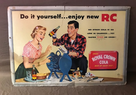 Royal Crown RC Cola Cardboard Poster 26"x39"