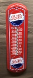 Pepsi-Cola Metal Thermometer 8-1/4