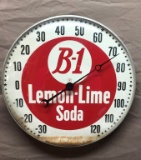 B-1 Lemon Lime Soda Round Thermometer 12