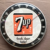 7-Up Round Thermometer 12