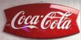 Coca-Cola Fishtail Metal Sign 28