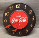 Coca-Cola electric clock  18