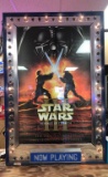 Double Sided lighted movie marquee