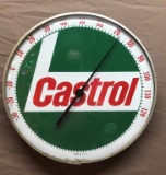 Castrol Oil Round Thermometer 12