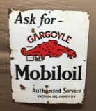 Gargoyle Mobil Oil Porcelain 19-1/2