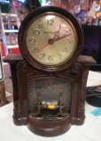 Mastercrafters electric fireplace clock