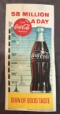 Coco- Cola 1957  58 Million a Day advertiser