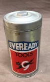 Eveready Tool Tin        4 1/8
