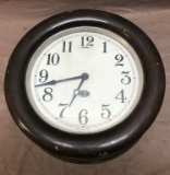 Sangamo Clock     Metal  could be brass  Face Open