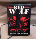 Red Wolf Sign            no Lighting