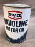 TEXACO Havoline Motor Oil Can
