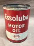 Essolube Motor Oil Can