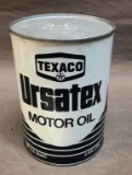 Texaco Ursatex Motor Oil Can