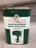 Texaco Outboard Motor Oil Can         Full