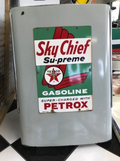Gas Pump Door w/ Texaco Sky Chief Plate