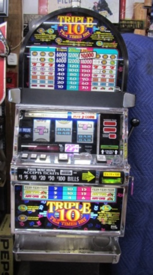 Electric Triple 10 Slot Machine