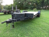 Friesen 18’ bumper pull, tandem axle trailer