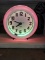 Electric Neon Clock Co. double neon clock