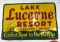 Lake Lucerne Resort sign, SS, 39