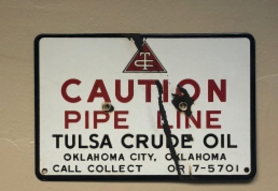Tulsa Crude pipeline marker, SSP