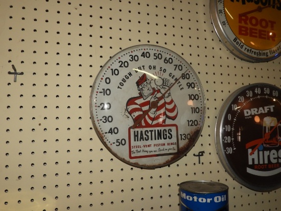Hastings Steel Vent Piston Rings thermometer