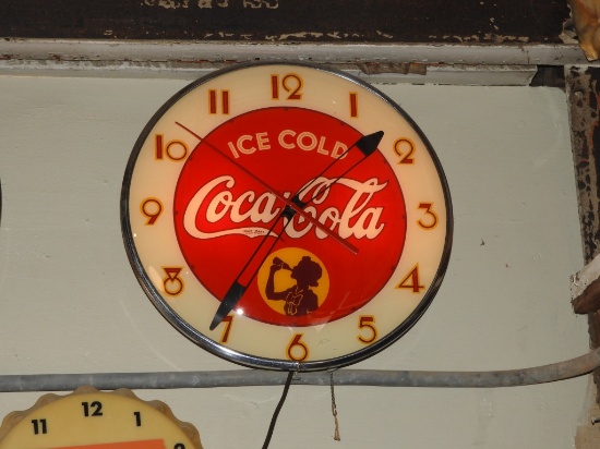 Ice Cold Coca-Cola yellow dot