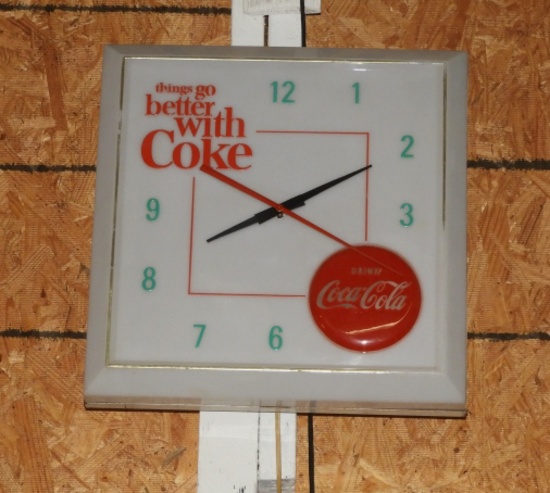 Things Go Better with Coke clock, 15"
