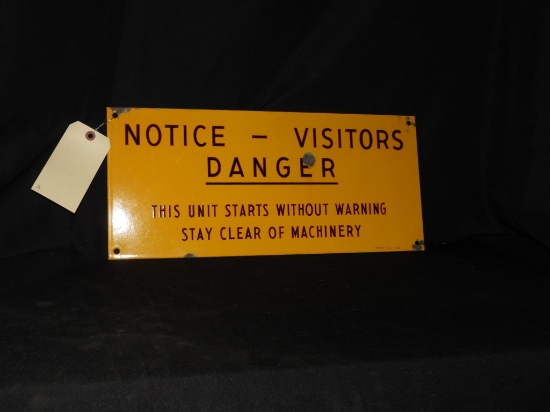 Notice Visitors Danger Texlite Inc