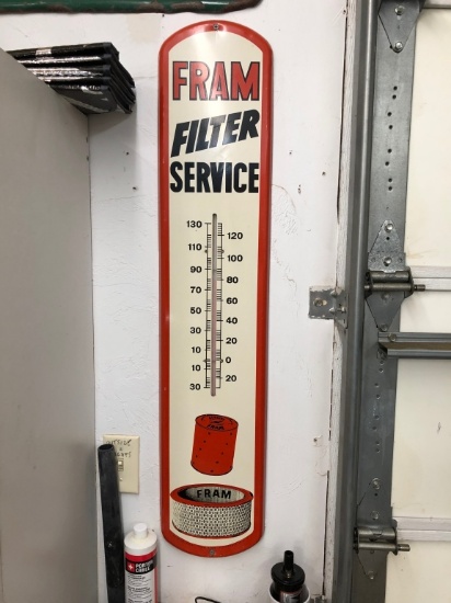 Fram oil filter thermometer, 39"x8"