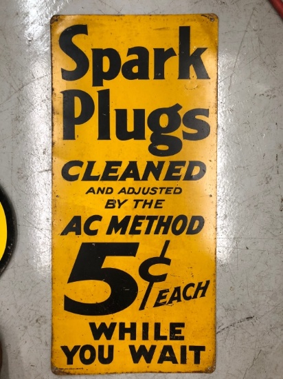 AC Spark Plug Cleaned, 29.5"x13.5"