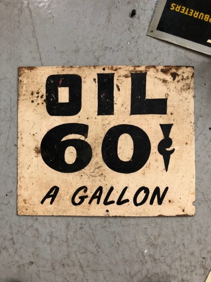 Oil, $.60/Gal. SS, 15"x13"