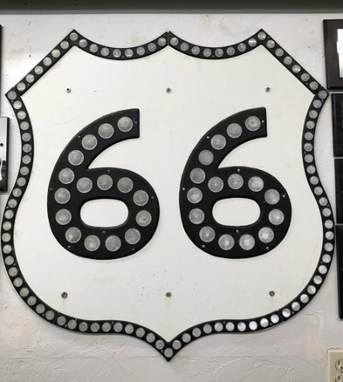 Hwy 66 sign, 36"x36"