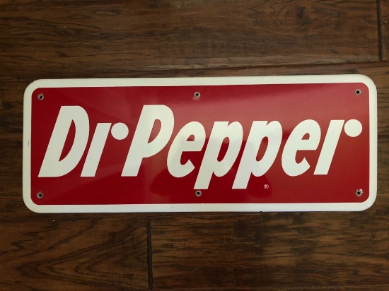 Dr. Pepper sign, SSP, 24"x9"